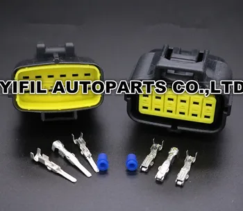 

5sets/lot 12 Pin/Way AMP Tyco Female Male Econoseal Waterproof Gear-shift Sensor Connector Plug 174661-2/184058-1 368537-1