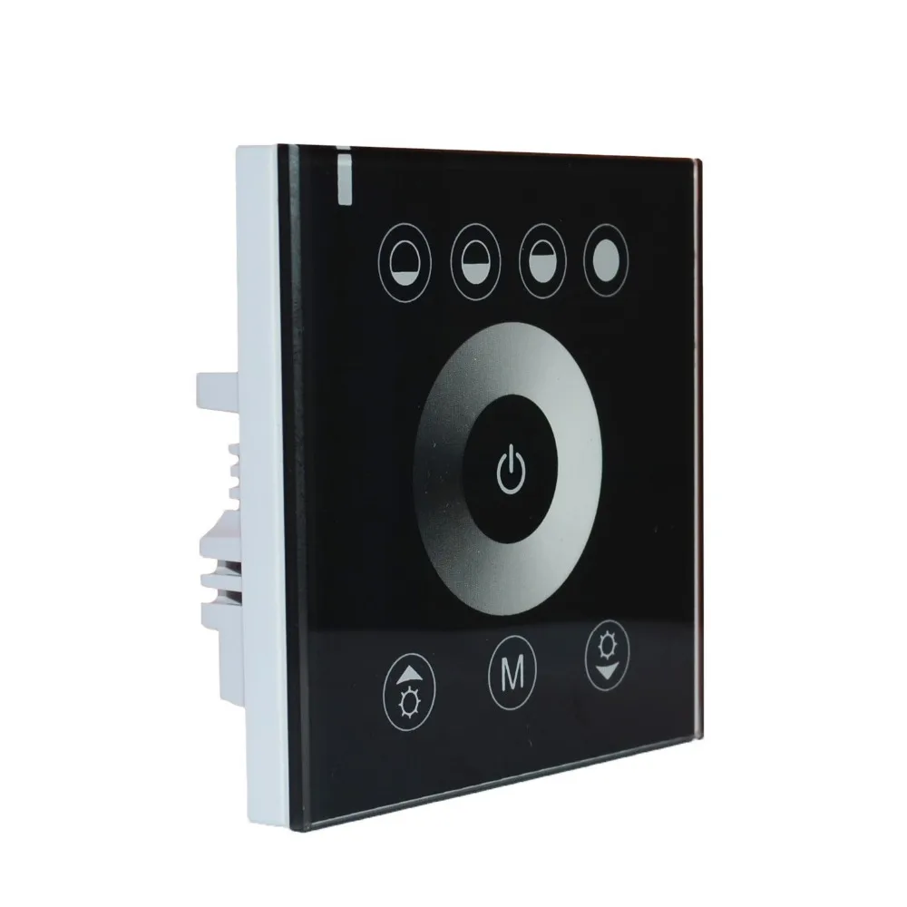 Wall-mounted Dimmable Glass Touch Panel Switch Controller for LED Led Strip Light Surface VS Plastic Screen Higher Sensiti | Освещение