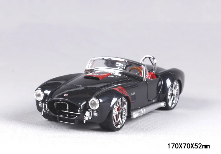 Моделирование 1:24 1969 Shelby 427 модифицированная модель автомобиля из сплава ретро, коллекция и подарок, Классическая модель