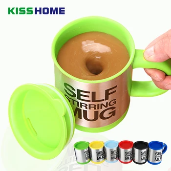 

400Ml Mug Automatic Electric Lazy Self Stirring Mug Automatic Coffee Milk Mixing Mug Tea Smart Stainless Steel Mix Cup