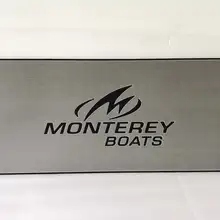 Штурвал для лодки EVA матовый серый коврик с логотипом Monterey Boats 406 мм x 991 мм x 13 мм 1" x 39" x 1/2"