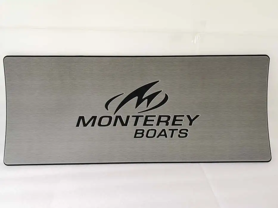 

Boat Helm Station EVA Brushed Grey Pad With Monterey Boats Logo 406mmx 991mmx 13mm 16" x 39" x 1/2"