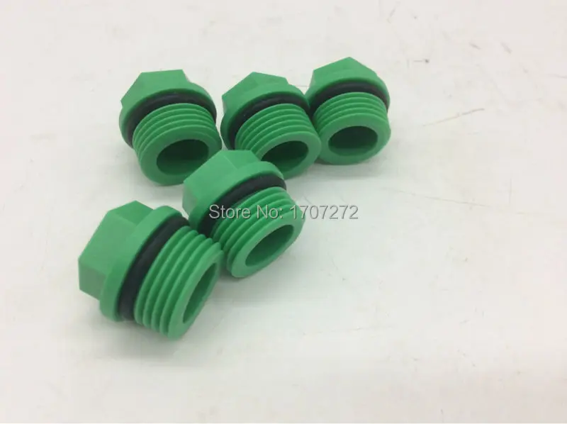 Buy Free Shipping 100pcs/lot PPR Pipe Plugs 1" BSP Male Thread Pipe Fitting End