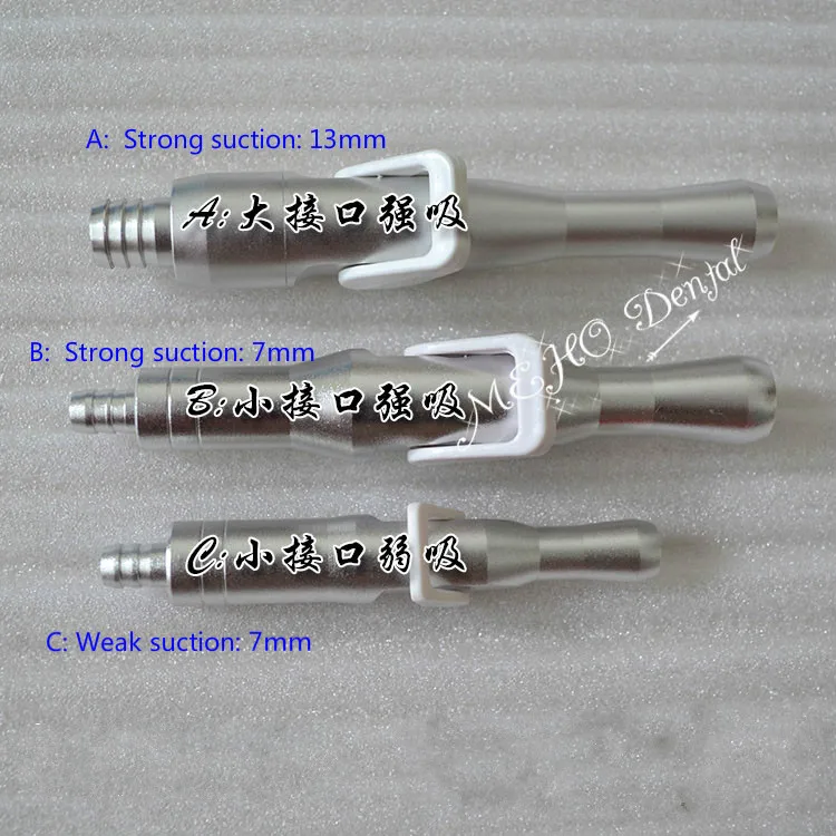 1 Set Universal Dental Saliva Ejector Suction Valves Adaptor Aluminum