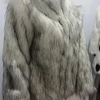 Vangull/Новинка года; зимнее модное Стильное теплое Женское пальто из искусственного меха и меха летучей мыши; повседневное плотное теплое меховое пальто с открытым стежком и круглым вырезом - Цвет: As picture