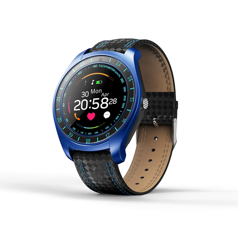 

V10 Smart Watch Men with Camera Bluetooth Smartwatch Pedometer Heart Rate Monitor Sim Card Wristwatch for Android Phone