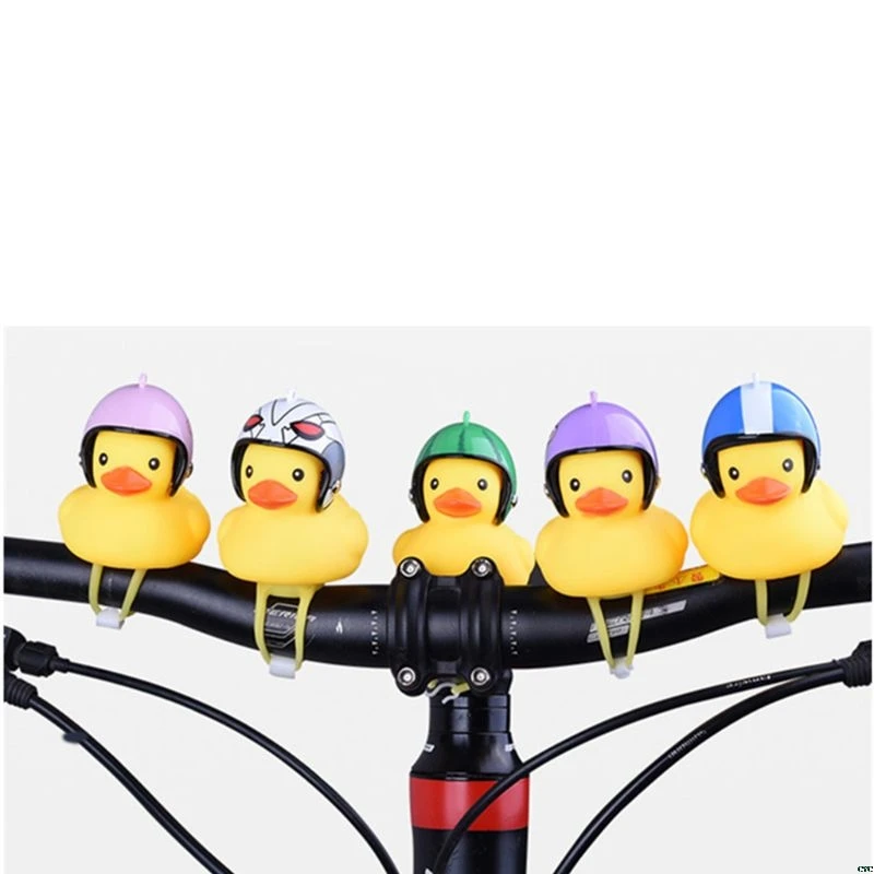 Желтая утка со шлемом, велосипедный звонок, кольцо, Колокольчик для автомобиля, велосипеда, езды на велосипеде, рог, сигнализация для взрослых детей, АГИ и розыгрыши, игрушка
