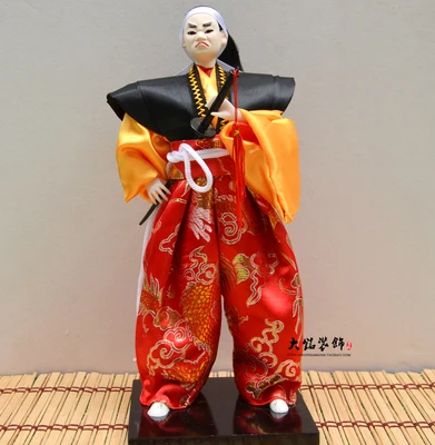 Красивые японские уникальные японские фигурки воина ниндзя с мечом Катана офис и дом deocration fengshui ремесло - Цвет: 4