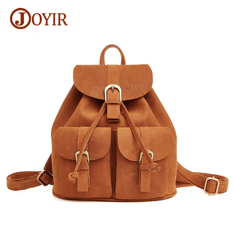 Joyir new 2017 real soft genuine leather women backpacks woman school bags for girl ladies ...