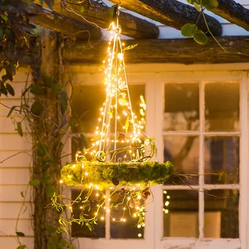 

12V 600 LED Waterfall Vines Tree lights Copper Wire lights fairy string lights for Cafe Bar Christmas Party Wedding Decoration