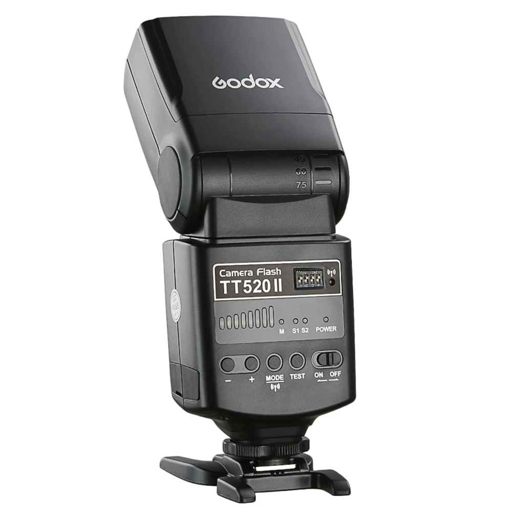 Вспышка Godox TT520 II TT520II со встроенным беспроводным сигналом 433 МГц+ набор цветных фильтров для цифровых зеркальных камер Canon Nikon Pentax Olympus