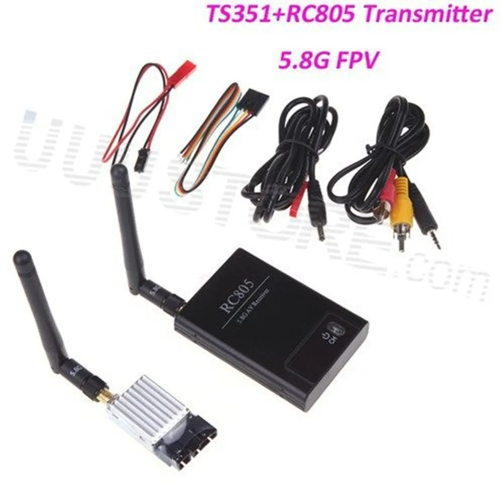 RC FPV Combo System 5.8g 200mw Wireless TS351 Transmitter RC805 Receiver HD Monitor CCTV Camera For DJI Phantom QAV250 Drone