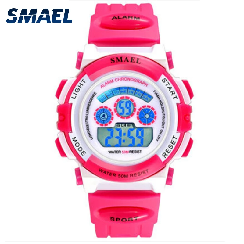 Children Colorful Style Watches SMAEL Brand Sport Watches Digital Children's Watch 50M Swim Dress LED Auto Date Hot Clock 0704b Children Colorful Style Watches SMAEL Brand Sport Watches Digital Children's Watch 50M Swim Dress LED Auto Date Hot Clock 0704b