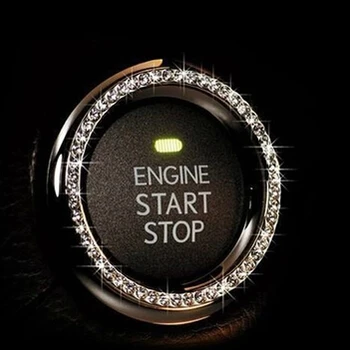 

Car-styling Start Stop Button Ignition Key Ring For Cadillac CTS XTS SRX ATS CT6 ESCALADE