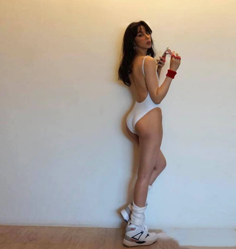 green bodysuit Women Vest Body With Scoop Back Sexy Deep Scoop neckline and back Bodysuits cut out bodysuit