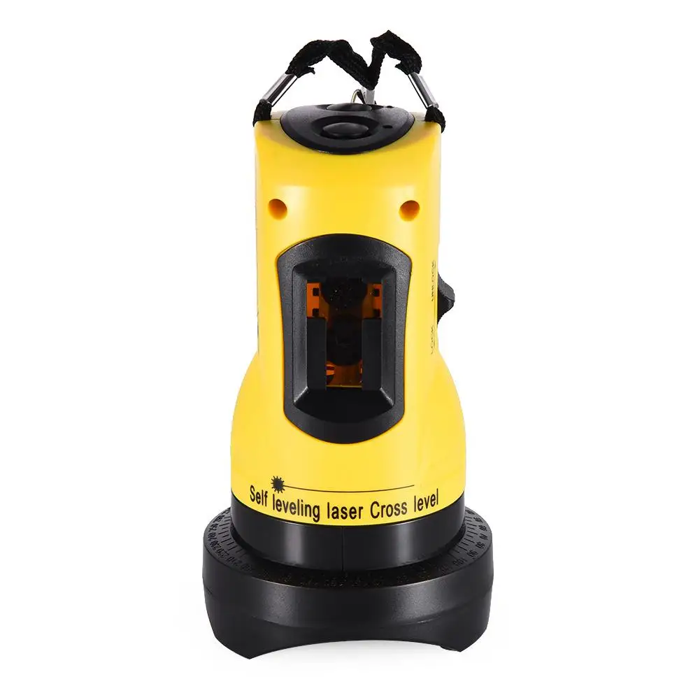 

Cross Lines Laser Level Laser Level 360 Degrees Rotary Slash Functional Self-leveling Hight Adjustable DIY Economic 2 (1V, 1H)