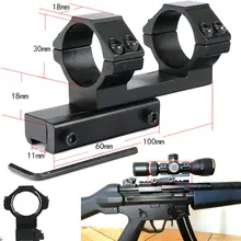 30 мм смещение 11 мм ласточкин хвост. 22 кольца пневматического ружья крепление двунаправленного диа Охотничий Тактический прицел крепления ружья тропа аксессуары