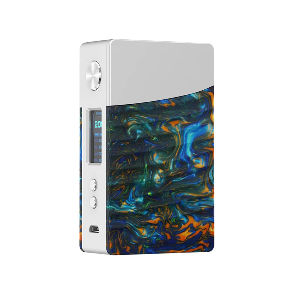 2 шт./лот, новейший Geekvape Nova Box Mod, 200 Вт, электронная сигарета, мод, питание от Dual 18650 AS200, чип для Zeus Rta Tank Vs Drag Mod - Цвет: silver flare resin