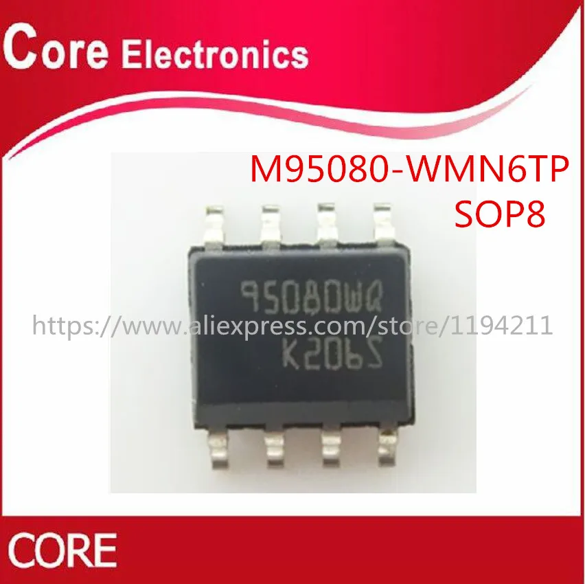 50 шт. M95080 WMN6TP 95080WP ST95080 95080 SOP8 новый и оригинальный|Интегральные схемы| |