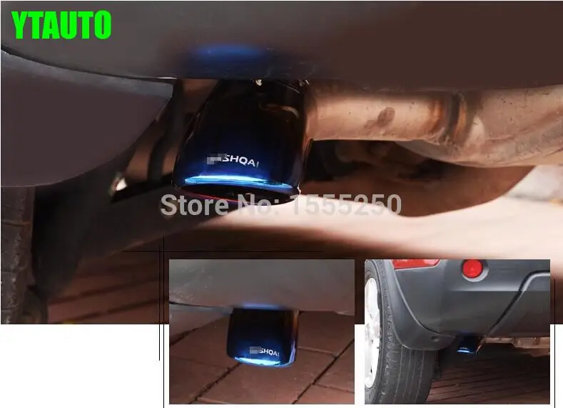 For Nissan Qashqai 1 pc ,Stainless steel exhaust pipe tail pipe muffler