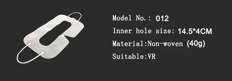 VR маска для VR гарнитуры(100 шт) белая маска для глаз крышка для htc Vive, PS VR, gear VR Oculus Rift и т. д. независимая упаковка с сумкой
