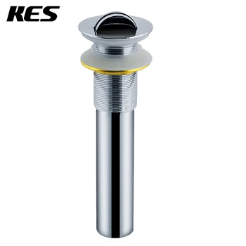 

KES S2005D Bathroom Vanity Sink Drain Flip Stopper without Overflow, Chrome