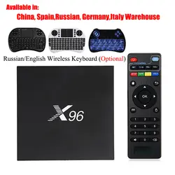 X96 Android 6,0 tv Box Amlogic S905X Max 2 ГБ ОЗУ + 16 Гб ПЗУ четырехъядерный wifi HDMI 4 K * 2 K HD Смарт-приставка медиаплеер PK A95X