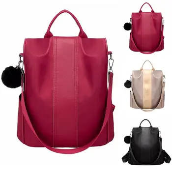 

Women Anti-theft Waterproof School Travel Backpack Casual Rucksack Shoulder Bag