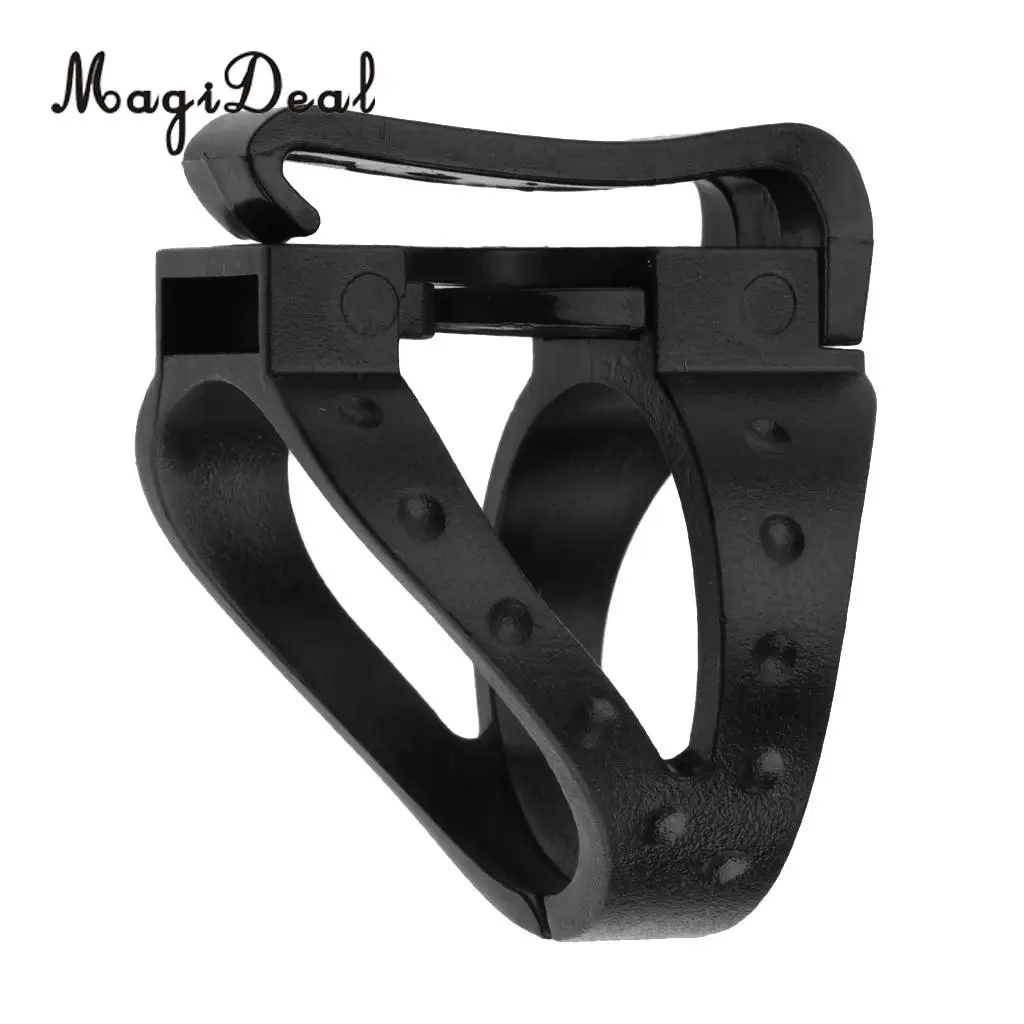 MagiDeal  4 Pcs Snorkel Keeper Rubber Blue + 1x Plastic Detachable Clip Retainer for Scuba Diving Snorkel Gear Spare Parts