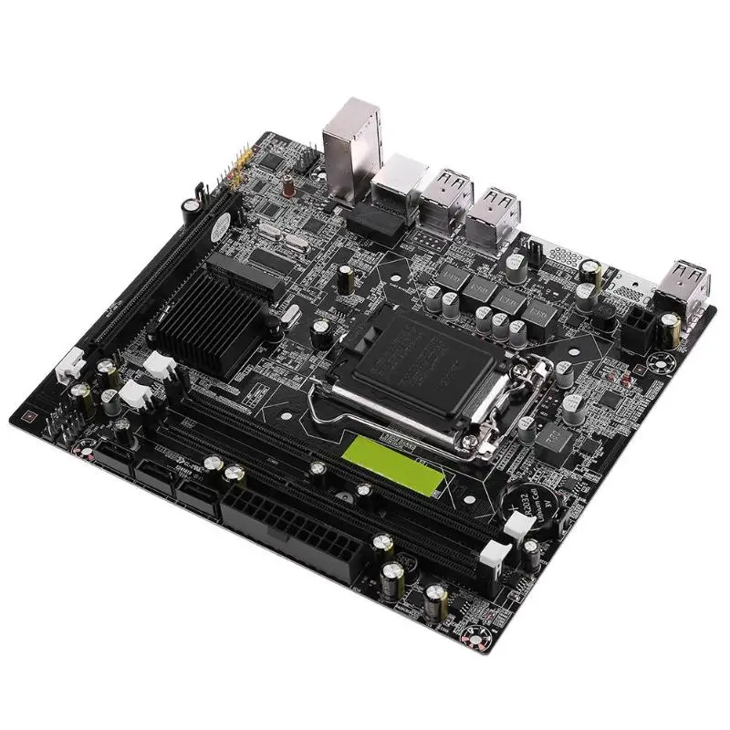 

P55 Motherboard D1156 Pin Solid State Power Supply Support for I3 I5 I7 Full Series 6 Channel Desktop Mainboard