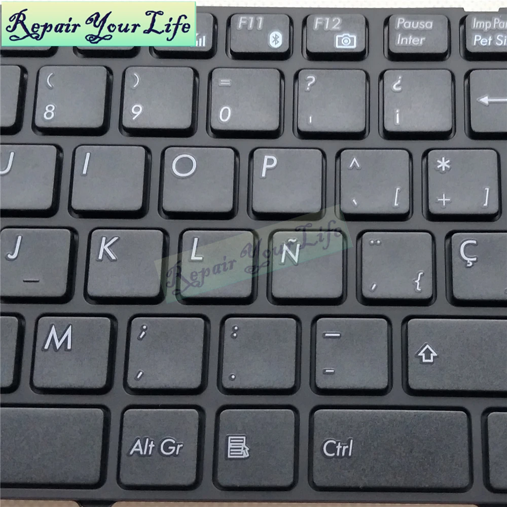 Teclado do Portátil para Gigabyte Preto com Quadro Espanhol P2532n R1532 sp V111465ak1 11514000089 Interno P2542 P2532 P2532f P2532h - Imagem 2