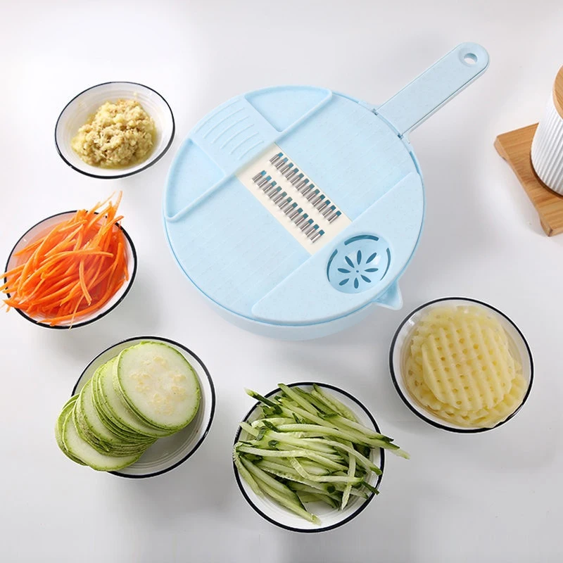 

WOWCC Mandoline Slicer Multi-Function Cutting Food Potato Carrot Veggie Grater Chopper Kitchen Cutting Machine Cheese Grater