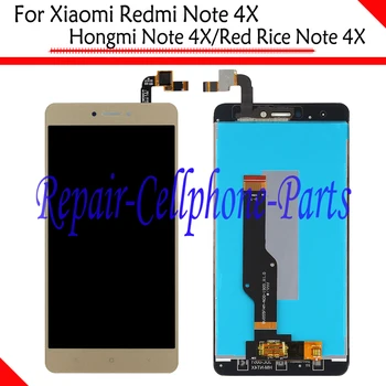 

Gold 100% New Full LCD Display + Touch Screen Digitizer Assembly For Xiaomi Hongmi Note 4X / Redmi Note 4X / Red Rice Note 4X