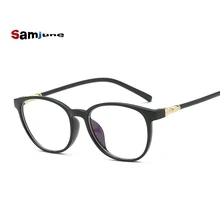 Samjune Для женщин мужские круглые очки кадр Женский Брендовая Дизайнерская обувь gafas-де-сол спектакль простые очки Очки