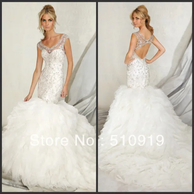 Low-Cut Top Wedding Dresses