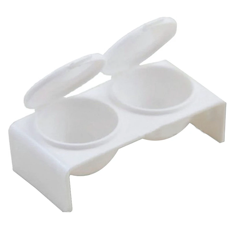 

Acrylic Liquid Dish Plastic Dappen Dish Bowl Cup With Cap Liquid Glitter Acrylic Powder Nail Pen Wash Caviar Nail Styling Tools