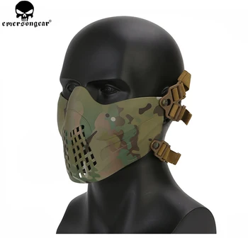 

Emersongear Tactical Pilot Mask Paintball Mask Airsoft Mesh Face Hunting Shooting CS Military Pilot Paintball Protective Mask