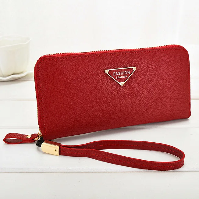 

Luxary Fashion Women Wallets Cards ID Holder PU Leather Lady Purses Handbags Zipper Coin Purse Woman Clutch Wallet Burse Bags