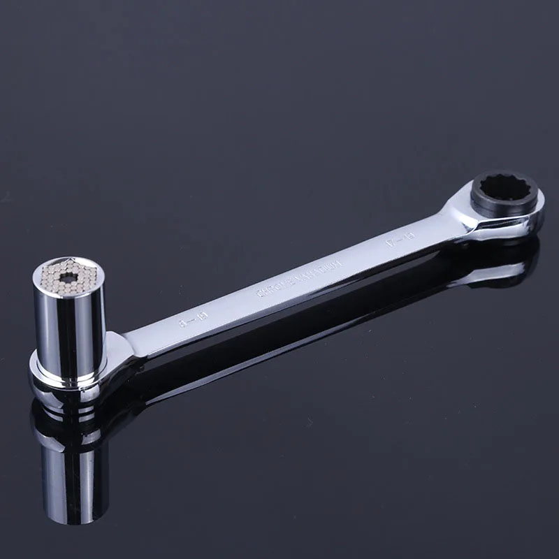 10" Multifunctional Dual Purpose Wrench 8 19mm Universal Socket Wrench