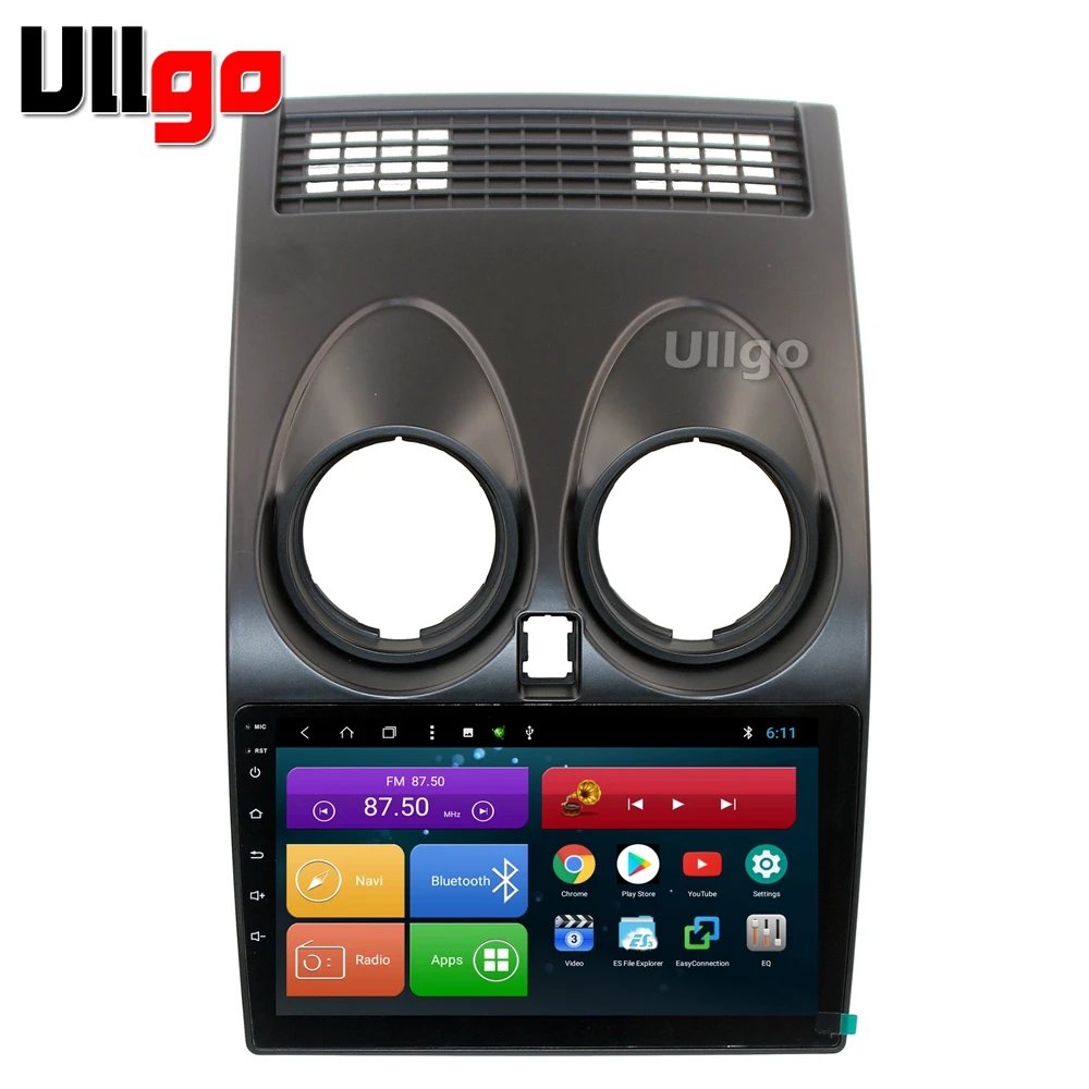 

Android 8.1 Car Head Unit for Nissan Qashqai 2007-2012 Autoradio GPS Multimedia with BT Radio RDS Wifi Extrernal Mic Mirror-link