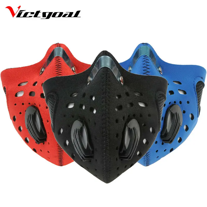

VICTGOAL Cycling Pollution Mask Men Women Anti-Dust Windproof Mask Mountain Bike Running Skiing Anti-Pollution Masks Face Cover