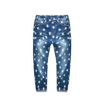 

Baby girl boy jeans Stars Casual Denim pants for girl Good Quality kids jeans cowboy pants Children Leggings Jeans 2-10Y