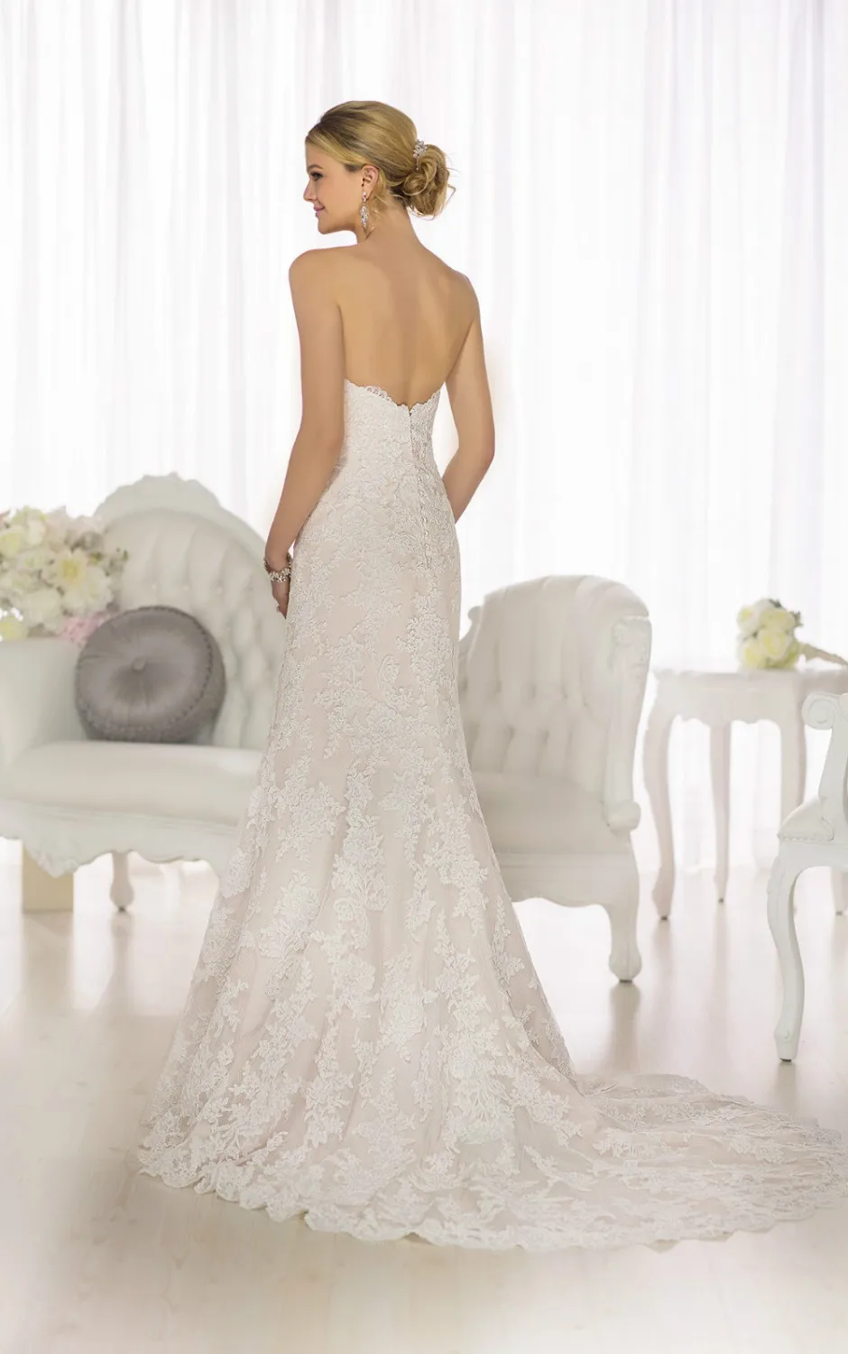 Modified A Line Wedding Dress From Essense Of Australia Offers The