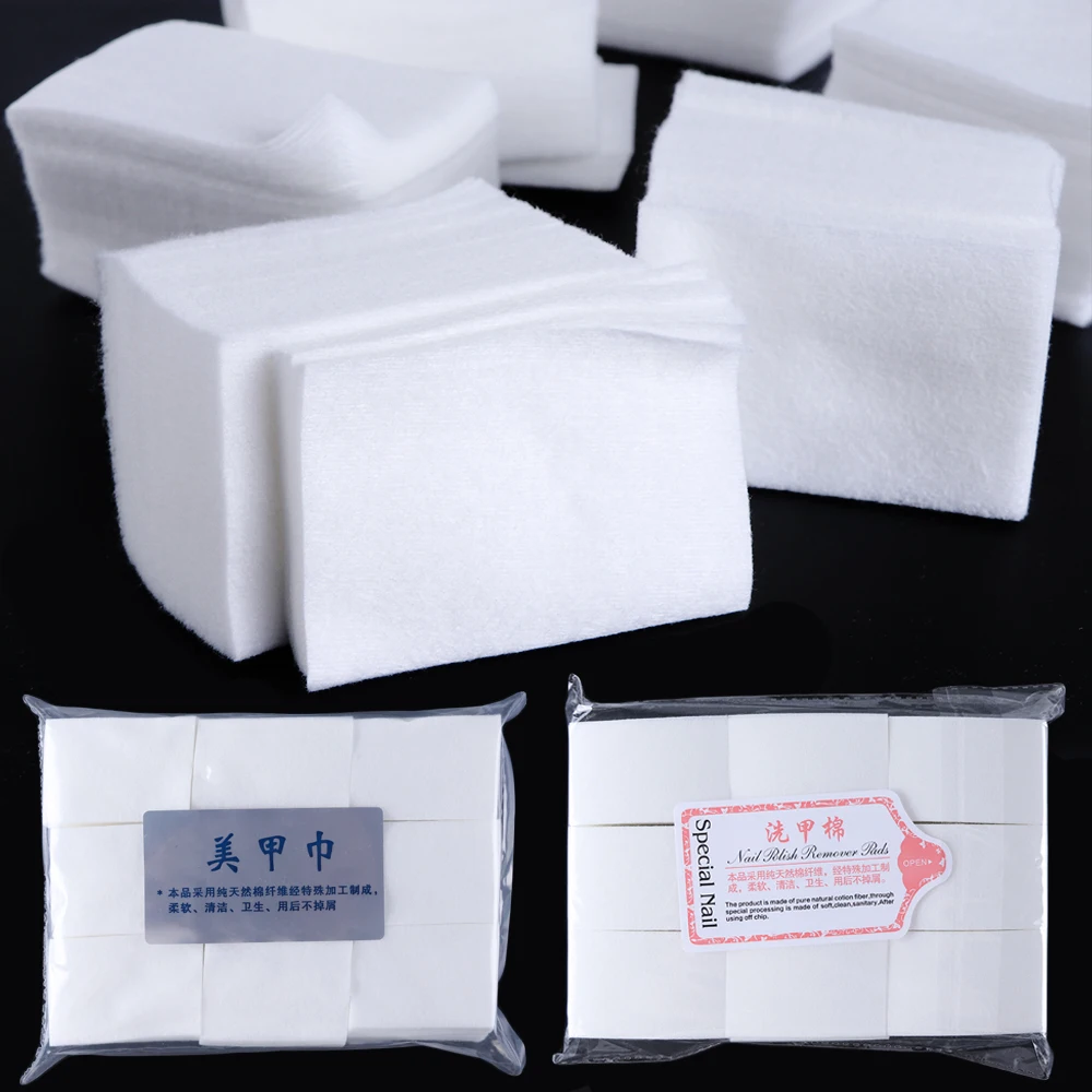 

Lint-Free Napkins For Manicure Removing Gel Varnish Soak Off Gel Polish Remover Soft Wipe Cotton Pads Paper Cleaner JI957-1