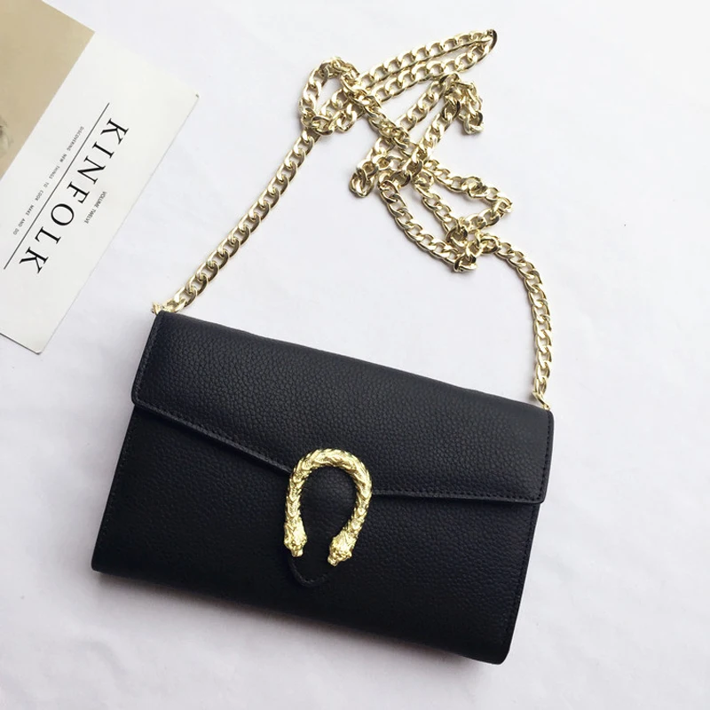 

Star with 2017 new handbag chain Mini handbag leather bag or shoulder diagonal cross hand bag wallet