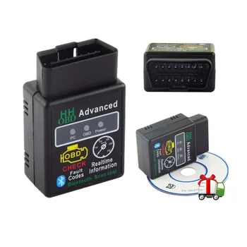 

ELM327 Bluetooth V2.1 HH OBD Advanced OBD 2 II Car Fault Scanner Computer Diagnostic Scan Tool OBDII ELM 327 Decoder Detector