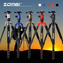 Профессиональный Портативный штатив Zomei Z818C из углеродного волокна для путешествий, штатив с шаровой головкой для камеры Canon, Nikon, SLR, DSLR