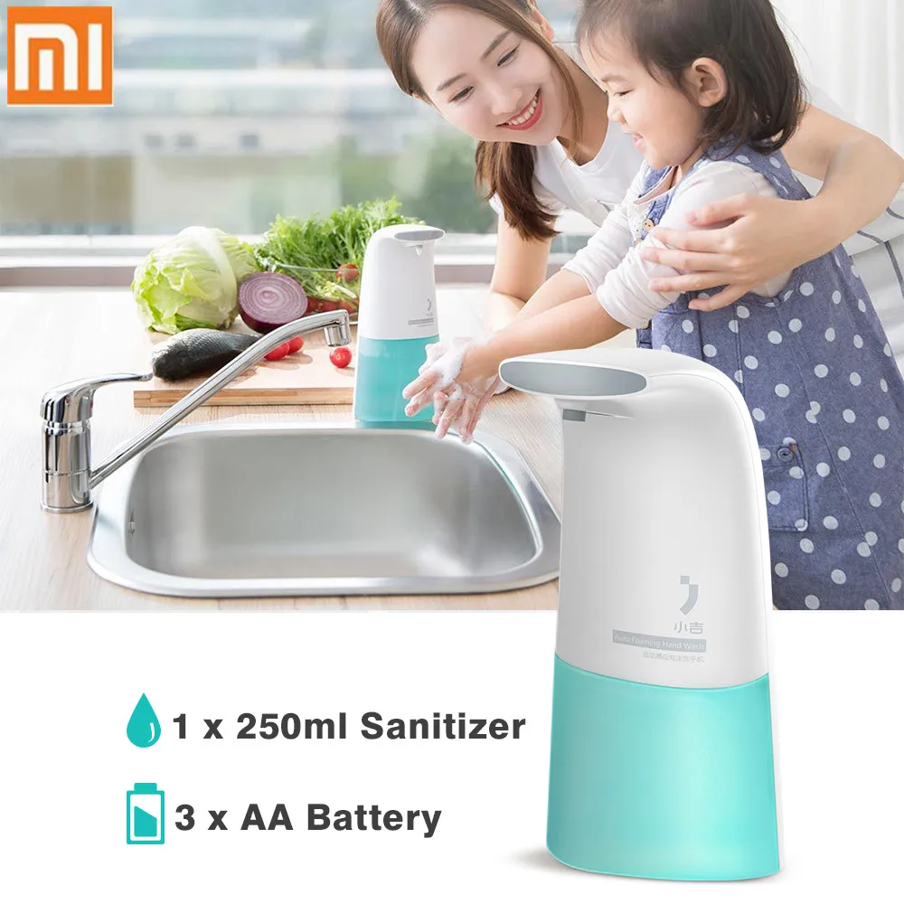 

Xiaomi xiaoji Auto Induction Foaming Hand Washer Wash Automatic Soap Dispenser 0.25s Infrared induction For Baby and Family