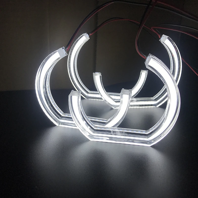 White Crystal DTM Style LED Angel Eyes Halo Rings Light kits for 1996-2000 BMW E36 3 Series Coupe and cabriolet Car styling