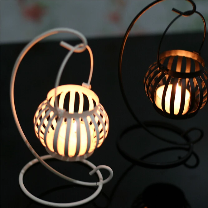 2015 decorative wall candle holders height 20cm Iron Moroccan Style Candlestick Tea Light Holder Decor Candleholder